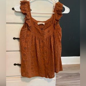 Lucky Brand Eyelet Top